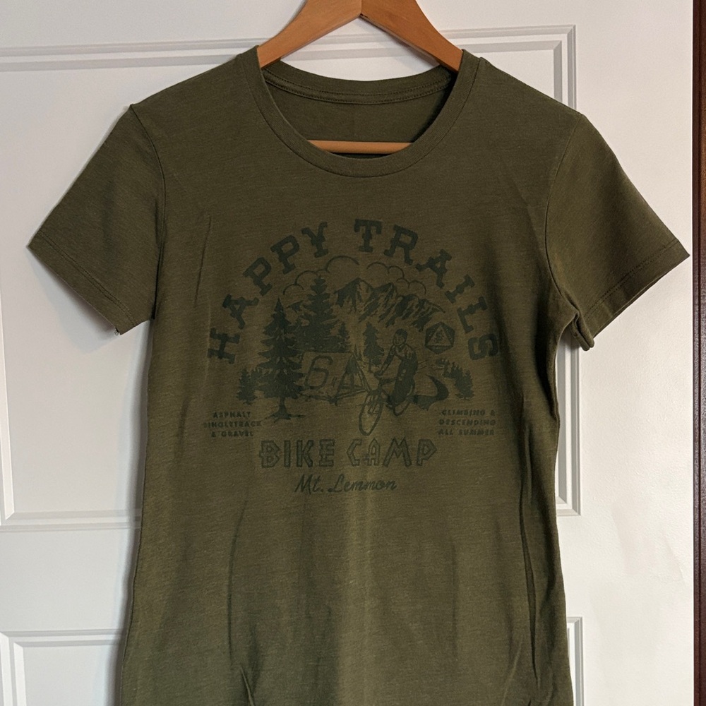 Olive Green Graphic Tee - Women’s Short Sleeve